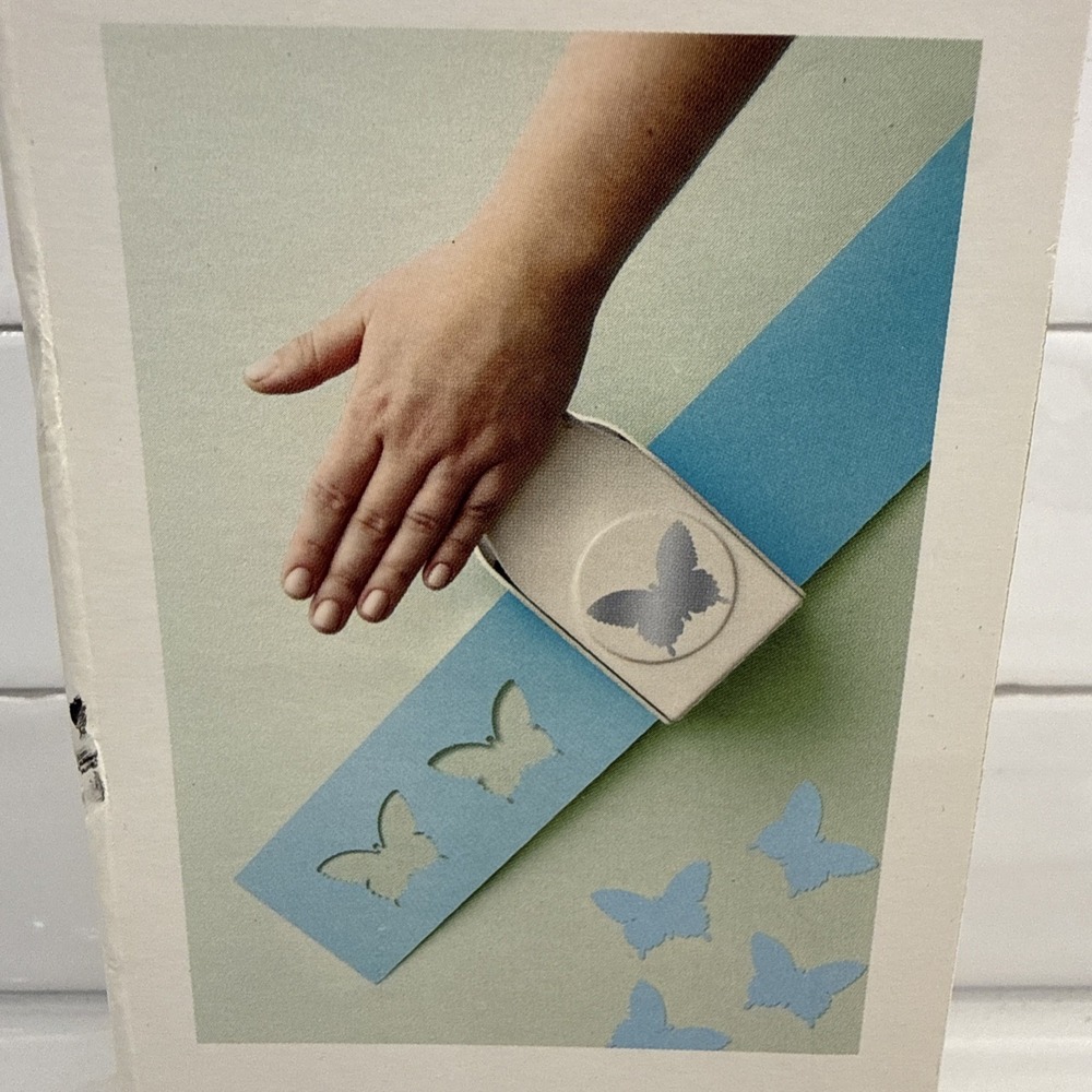 RARE Martha Stewart Country Butterfly Extra Large Paper Punch Mariposa Craft - Picture 2 of 10